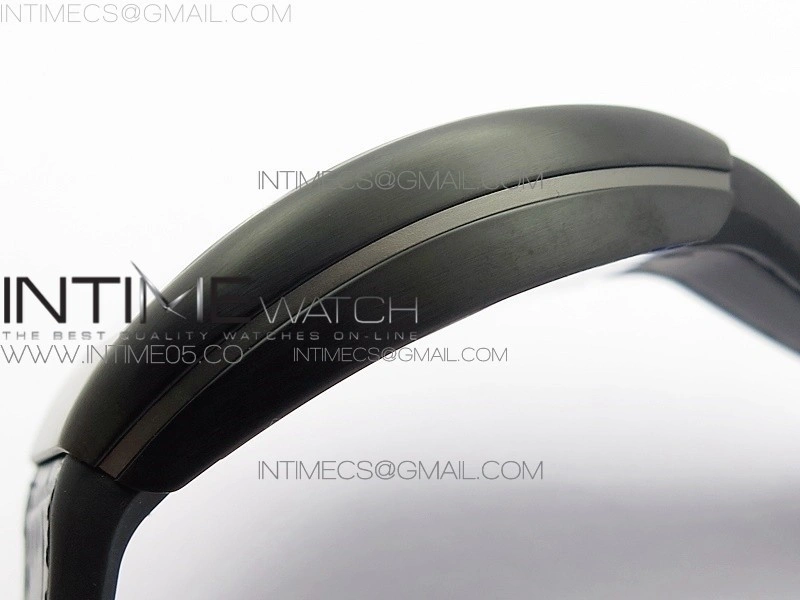 Vanguard V45 All Black DLC ZF 1:1 Best Edition Black Dial on Black Rubber Strap MIYOTA 9015