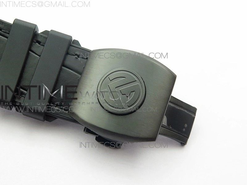 Vanguard V45 All Black DLC ZF 1:1 Best Edition Black Dial on Black Rubber Strap MIYOTA 9015