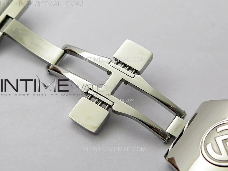 Vanguard V45 Full Diamonds ABF Best Edition Full Paved Diamonds On White Gummy Strap A2824