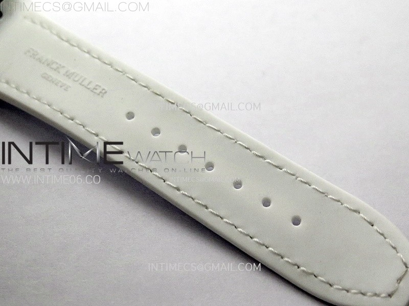 Vanguard V45 Full Diamonds ABF Best Edition Full Paved Diamonds On White Gummy Strap A2824