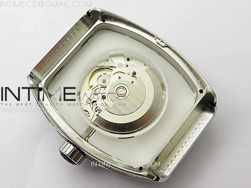 Vanguard V45 Full Diamonds ABF Best Edition Full Paved Diamonds On White Gummy Strap A2824