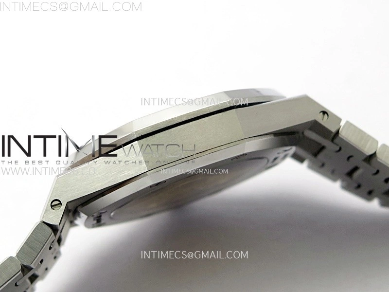Royal Oak 37mm 15450 SS APSF 1:1 Best Edition Blue Textured Dial on SS Bracelet SA3120 Super Clone
