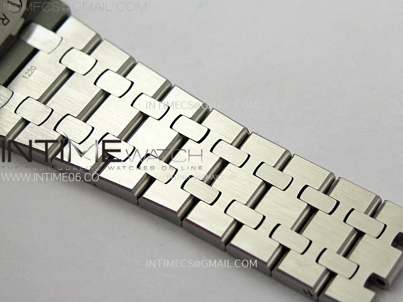 Royal Oak 37mm 15450 SS APSF 1:1 Best Edition Blue Textured Dial on SS Bracelet SA3120 Super Clone