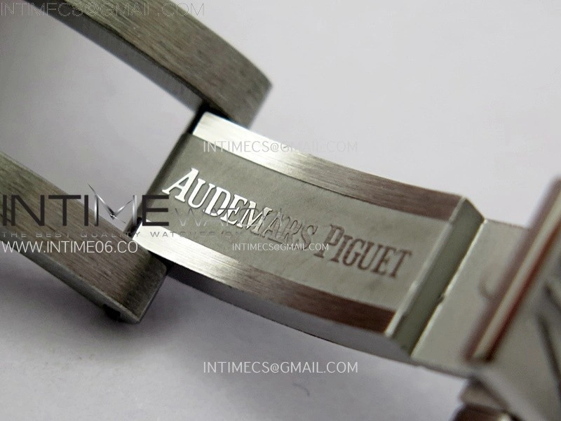 Royal Oak 37mm 15450 SS APSF 1:1 Best Edition Blue Textured Dial on SS Bracelet SA3120 Super Clone