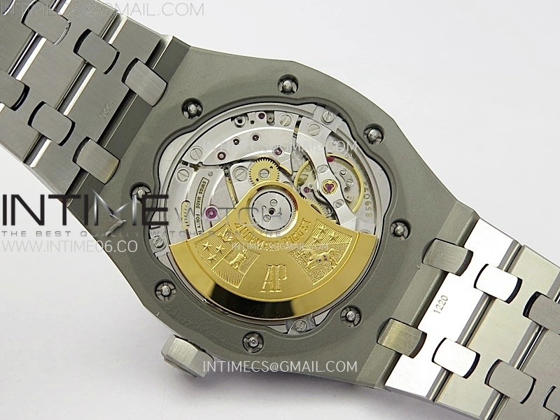 Royal Oak 37mm 15450 SS APSF 1:1 Best Edition Blue Textured Dial on SS Bracelet SA3120 Super Clone