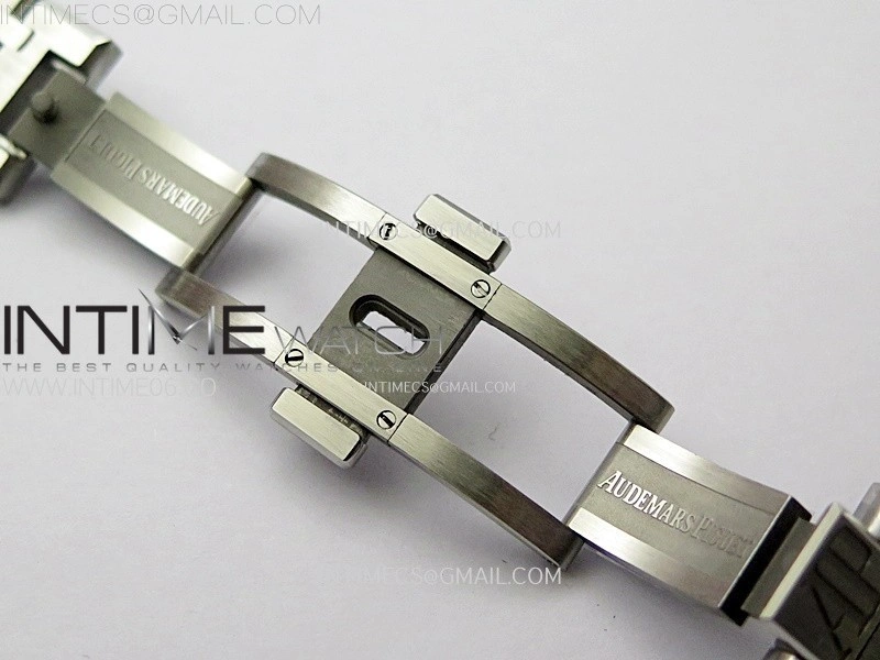 Royal Oak 37mm 15450 SS ZF 1:1 Best Edition Silver Textured Dial on SS Bracelet SA3120 Super Clone