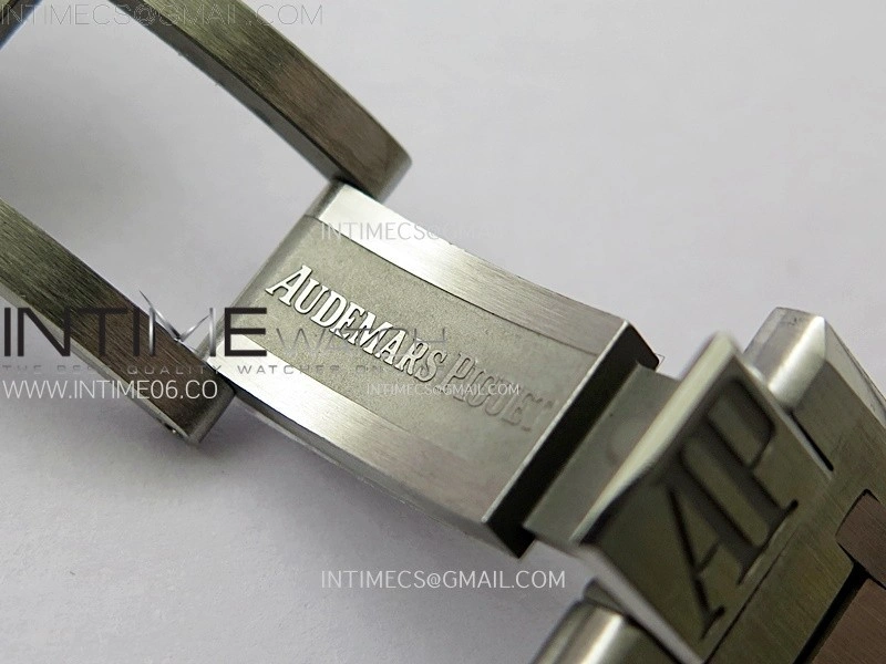 Royal Oak 37mm 15450 SS ZF 1:1 Best Edition Silver Textured Dial on SS Bracelet SA3120 Super Clone