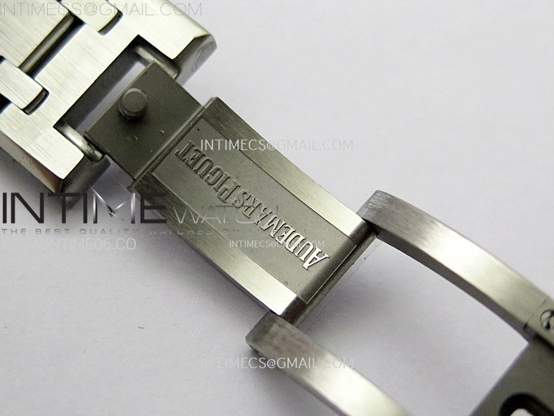 Royal Oak 37mm 15450 SS ZF 1:1 Best Edition Silver Textured Dial on SS Bracelet SA3120 Super Clone