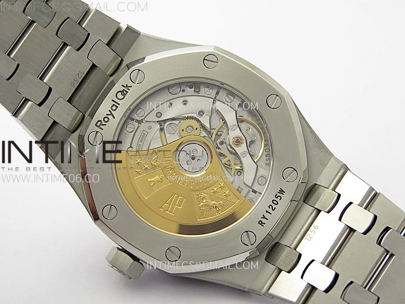 Royal Oak 37mm 15450 SS ZF 1:1 Best Edition Silver Textured Dial on SS Bracelet SA3120 Super Clone