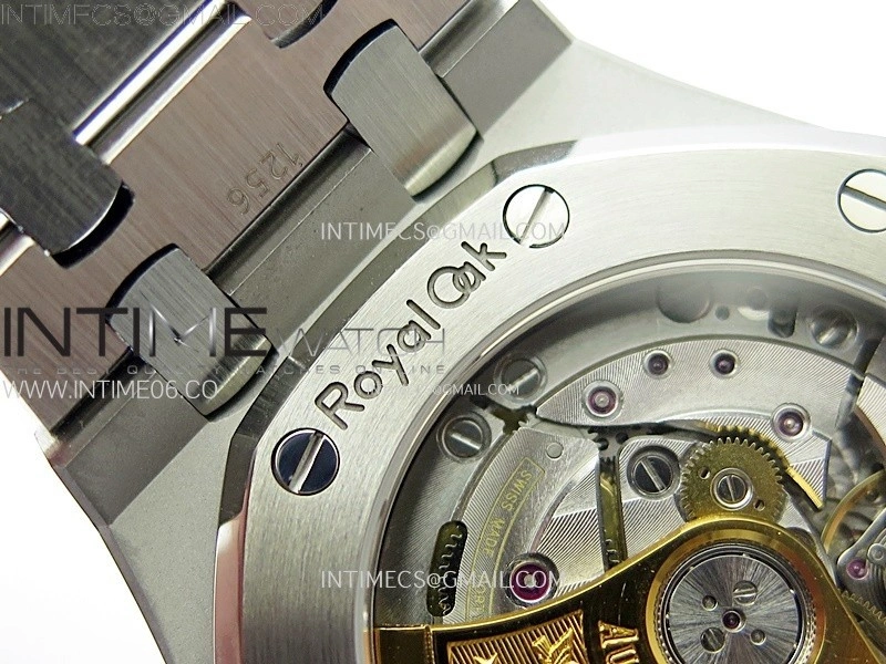 Royal Oak 37mm 15450 SS ZF 1:1 Best Edition Silver Textured Dial on SS Bracelet SA3120 Super Clone