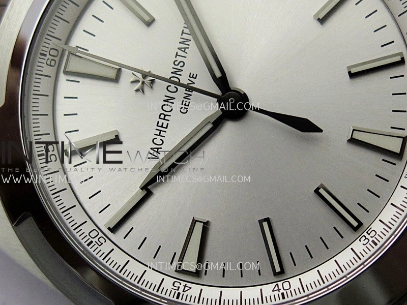 Overseas 4500V SS ZF 1:1 Best Edition Silver Dial On SS Bracelet Asian Super Clone 5100 V2