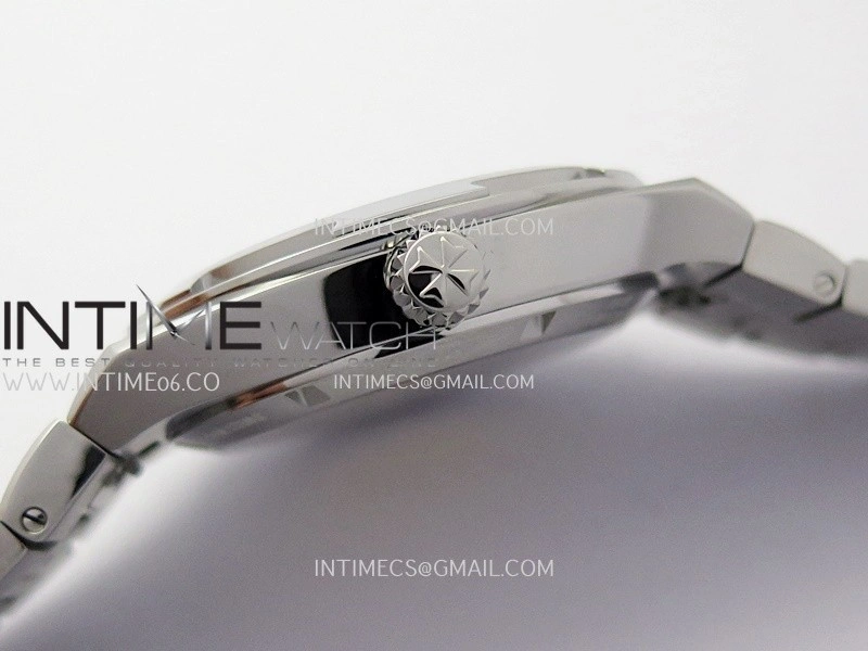 Overseas 4500V SS ZF 1:1 Best Edition Silver Dial On SS Bracelet Asian Super Clone 5100 V2
