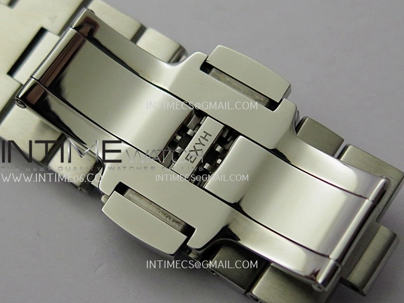 Overseas 4500V SS ZF 1:1 Best Edition Silver Dial On SS Bracelet Asian Super Clone 5100 V2