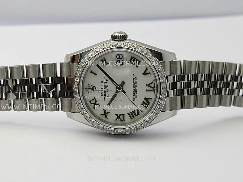 DateJust 31mm 904L SS AR+F Best Edition White Dial Roman Marker On 904L SS Jubilee Bracelet A2236