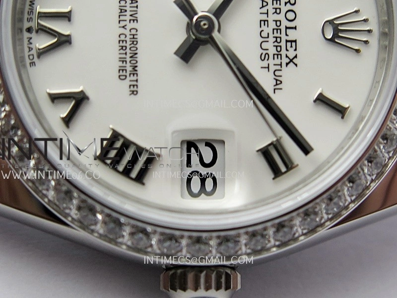 DateJust 31mm 904L SS AR+F Best Edition White Dial Roman Marker On 904L SS Jubilee Bracelet A2236