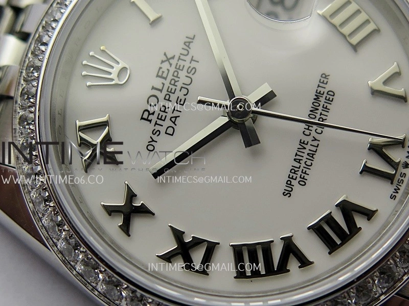 DateJust 31mm 904L SS AR+F Best Edition White Dial Roman Marker On 904L SS Jubilee Bracelet A2236