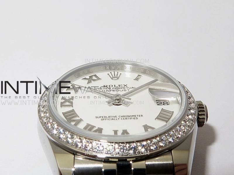 DateJust 31mm 904L SS AR+F Best Edition White Dial Roman Marker On 904L SS Jubilee Bracelet A2236