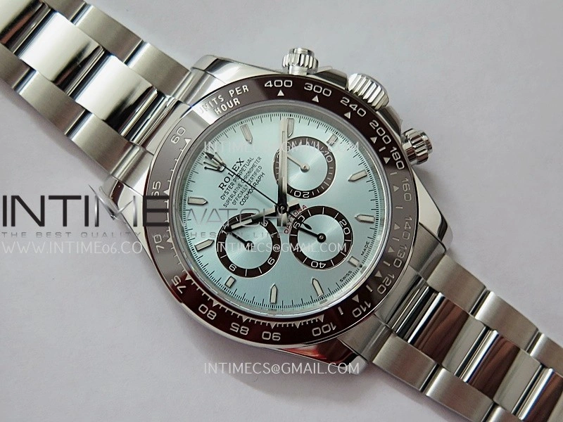 Daytona 126506 904L SS UFO 1:1 Best Edition Ice Blue Dial Stick Markers On 904L SS Bracelet UF4131