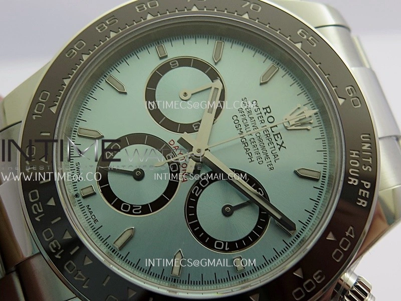 Daytona 126506 904L SS UFO 1:1 Best Edition Ice Blue Dial Stick Markers On 904L SS Bracelet UF4131