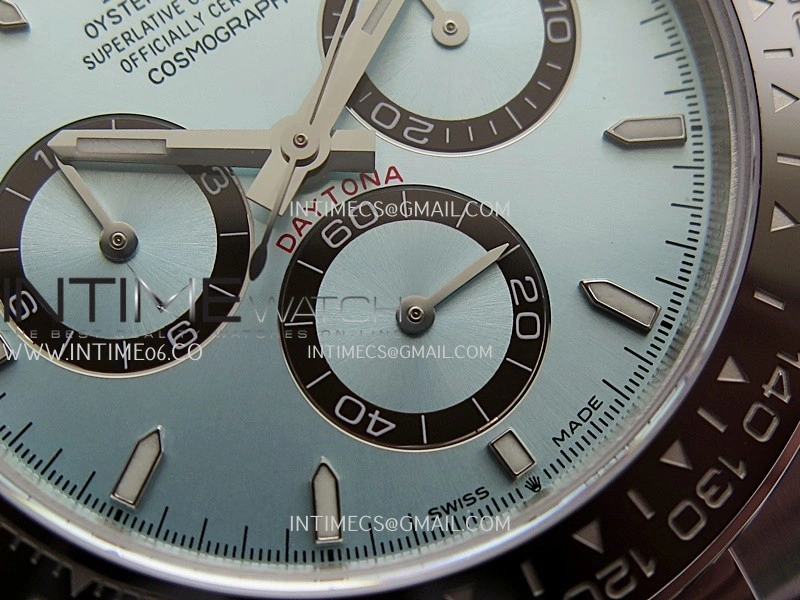 Daytona 126506 904L SS UFO 1:1 Best Edition Ice Blue Dial Stick Markers On 904L SS Bracelet UF4131