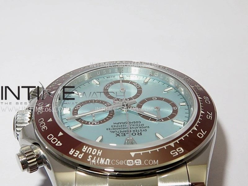 Daytona 126506 904L SS UFO 1:1 Best Edition Ice Blue Dial Stick Markers On 904L SS Bracelet UF4131
