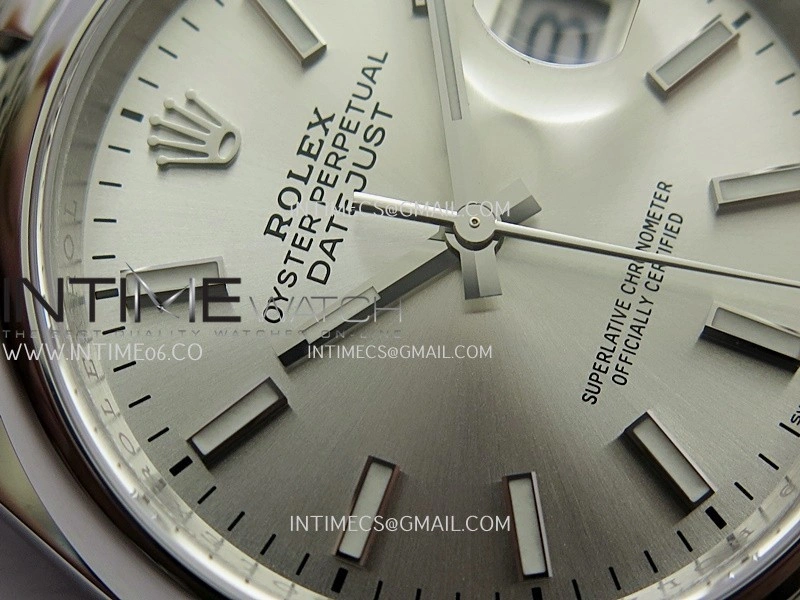 DateJust 126200 904L SS V2 VSF 1:1 Best Edition Silver Dial Stick Marker On Jubilee Bracelet DD3235