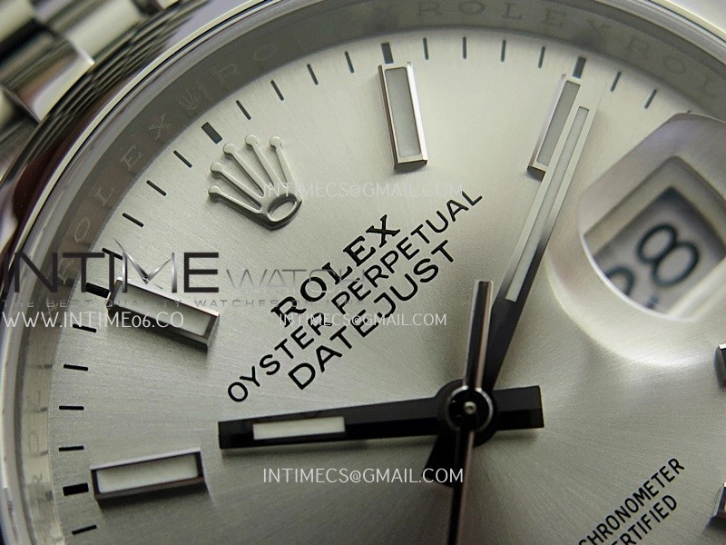 DateJust 126200 904L SS V2 VSF 1:1 Best Edition Silver Dial Stick Marker On Jubilee Bracelet DD3235
