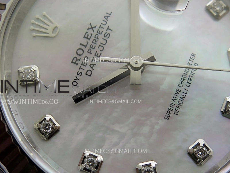 DateJust 41 126334 904L SS VF 1:1 Best Edition White MOP Dial Daimond Marker On Oyster Bracelet DD3235