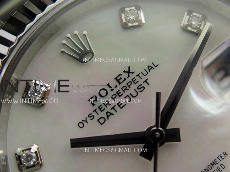 DateJust 41 126334 904L SS VF 1:1 Best Edition White MOP Dial Daimond Marker On Oyster Bracelet DD3235