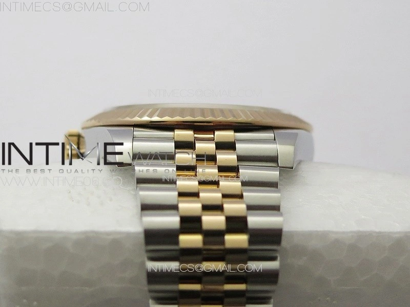 DateJust 41 126331 904L SS RG GMF 1:1 Best Edition Rrown Dial Sticks Markers On Jubilee Bracelet VR3235
