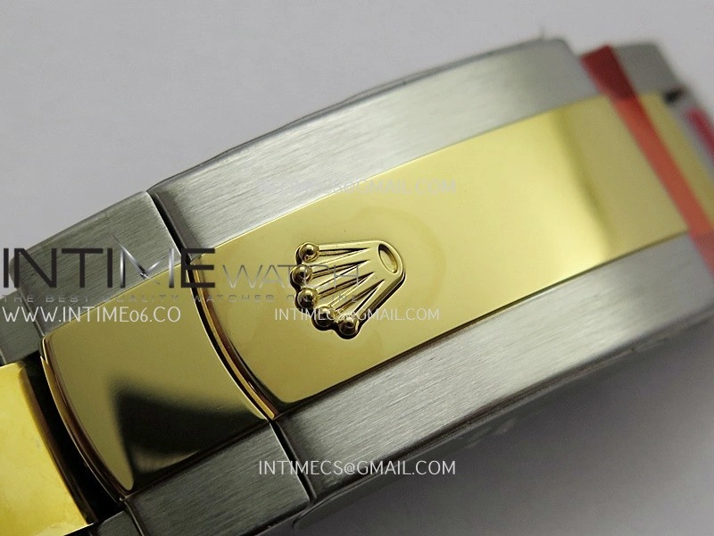 DateJust 41 126333 904L SS YG VF 1:1 Best Edition Gold Dial Stick Marker On SS YG Oyster Bracelet DD3235