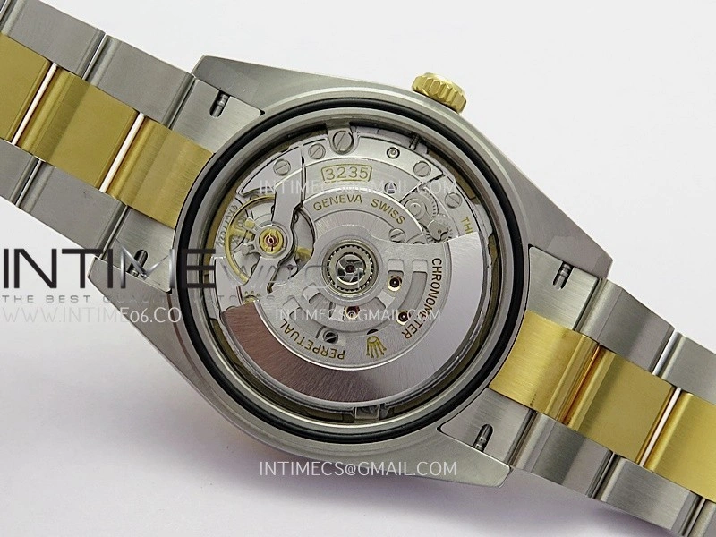 DateJust 41 126333 904L SS YG VF 1:1 Best Edition Gold Dial Stick Marker On SS YG Oyster Bracelet DD3235