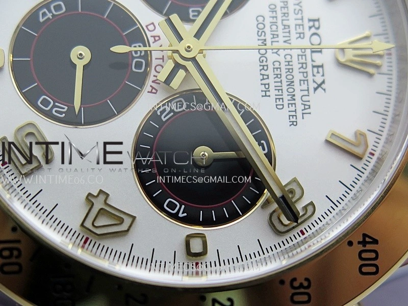Daytona 116503 904L SS YG VF 1:1 Best Edition White Dial Number Marker On 904L SS YG Bracelet DD4130