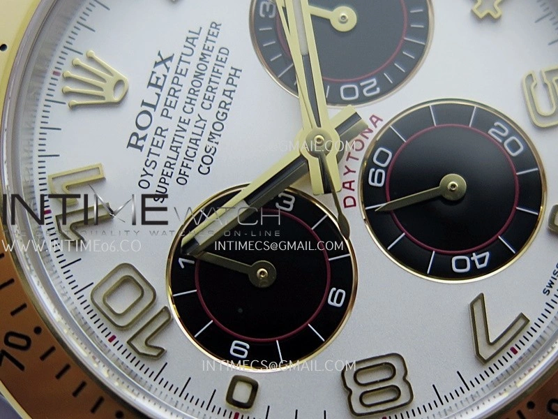 Daytona 116503 904L SS YG VF 1:1 Best Edition White Dial Number Marker On 904L SS YG Bracelet DD4130