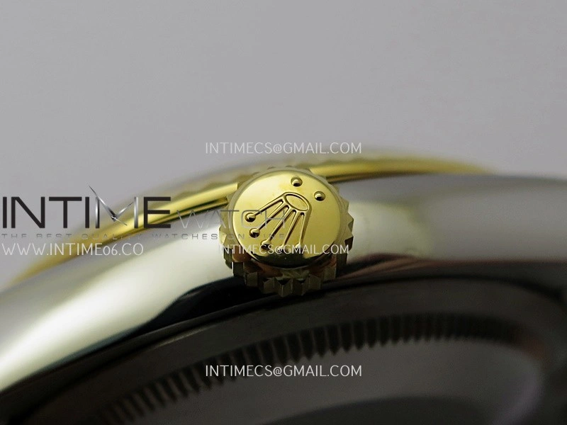 DateJust 126233 36mm 904L SS YG VSF 1:1 Best Edition Black Dial Diamond Marker On Jubilee Bracelet VS3235