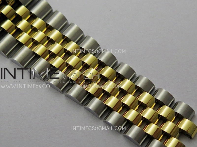DateJust 126233 36mm 904L SS YG VSF 1:1 Best Edition Black Dial Diamond Marker On Jubilee Bracelet VS3235