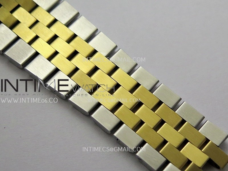 DateJust 126233 36mm 904L SS YG VSF 1:1 Best Edition Black Dial Diamond Marker On Jubilee Bracelet VS3235