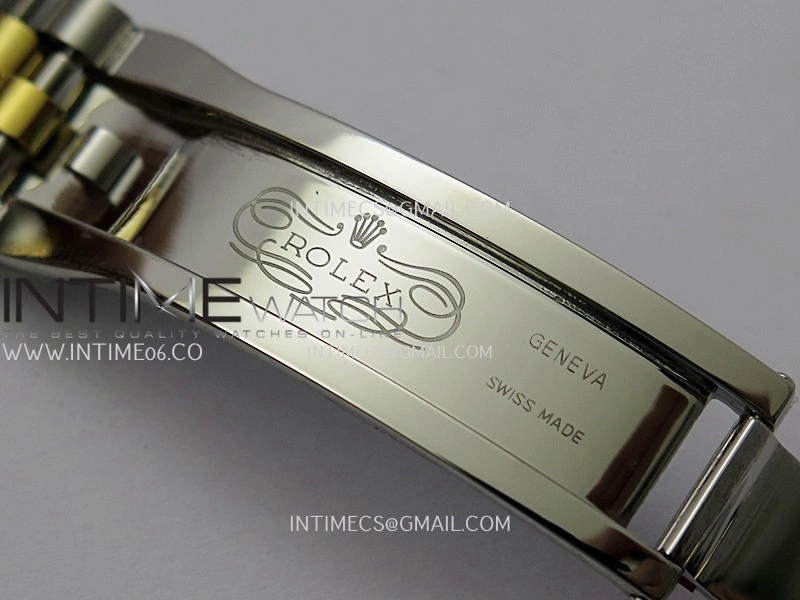 DateJust 126233 36mm 904L SS YG VSF 1:1 Best Edition Black Dial Diamond Marker On Jubilee Bracelet VS3235