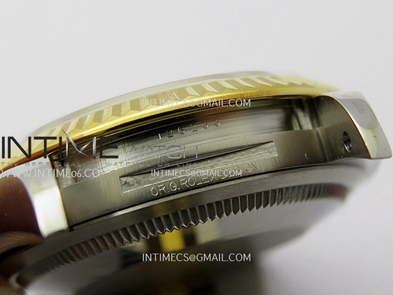 DateJust 126233 36mm 904L SS YG VSF 1:1 Best Edition Black Dial Diamond Marker On Jubilee Bracelet VS3235