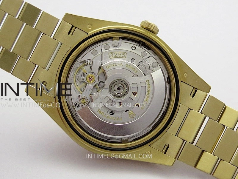 Day Date 228238 40mm 904L YG VSF 1:1 Best Edition Gold Dial Stick Marker On YG President Bracelet DD3255