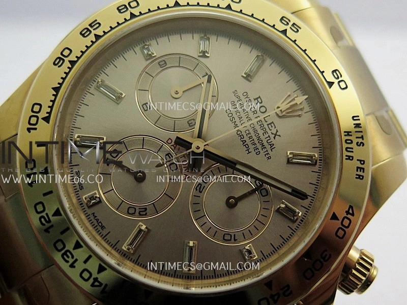Daytona 116505 904L RG VF 1:1 Best Edition RG Dial T Diamond Marker On 904L RG Bracelet DD4130