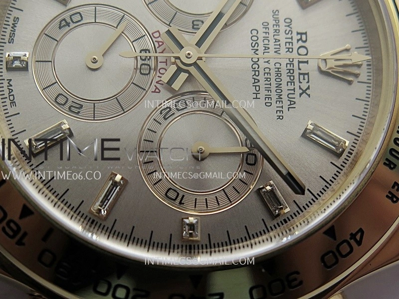 Daytona 116505 904L RG VF 1:1 Best Edition RG Dial T Diamond Marker On 904L RG Bracelet DD4130