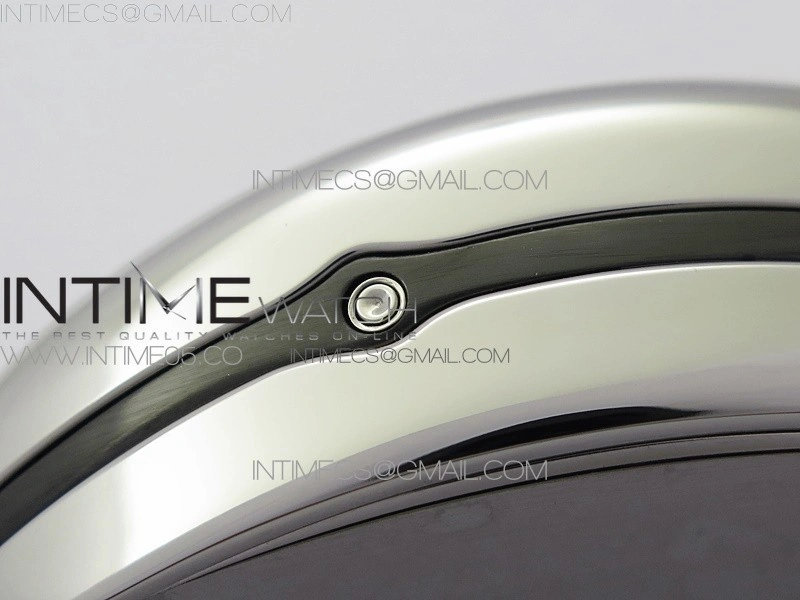 Vanguard V45 Chrono SS ABF Best Edition Black Dial Black Markers on Black Gummy Strap A7750