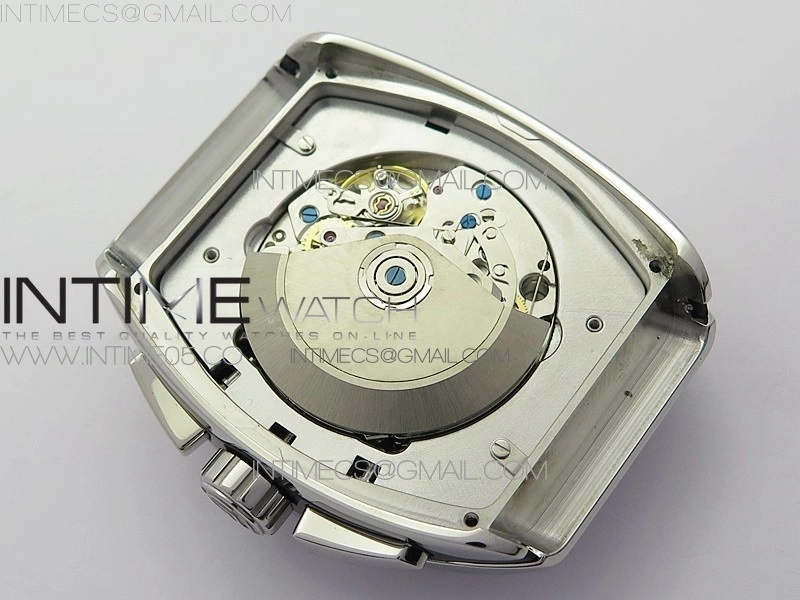 Vanguard V45 Chrono SS ABF Best Edition Black Dial Black Markers on Black Gummy Strap A7750