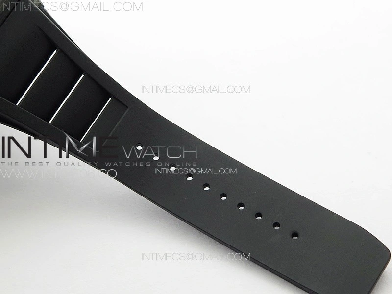 RM055 Forged Carbon Case KUF Best Edition Red Crown on Black Rubber Strap MIYOTA8215