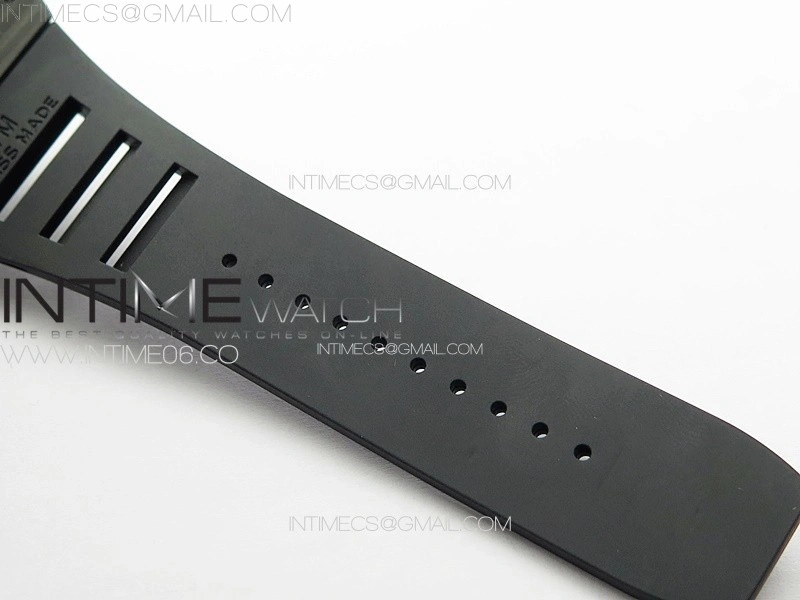 RM055 Forged Carbon Case KUF Best Edition Red Crown on Black Rubber Strap MIYOTA8215