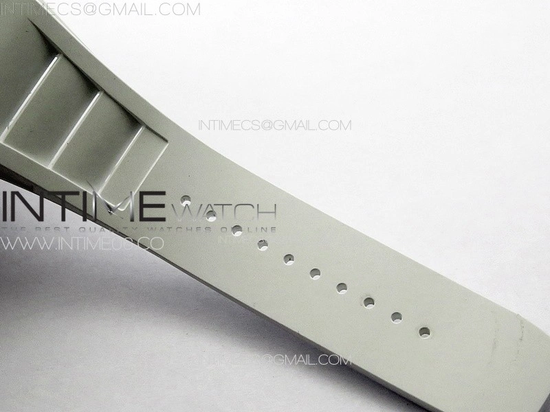RM055 Forged Carbon Case KUF Best Edition Red Crown on White Rubber Strap MIYOTA8215