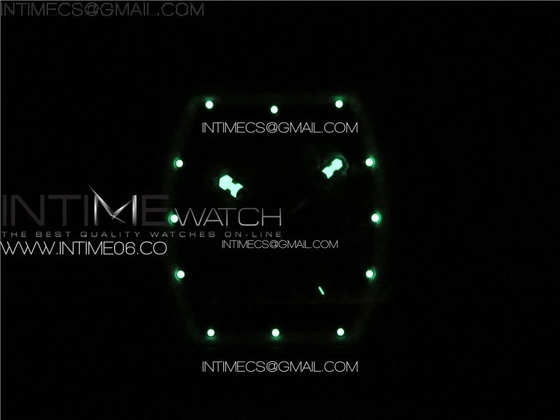 RM055 Forged Carbon Case KUF Best Edition Red Crown on White Rubber Strap MIYOTA8215