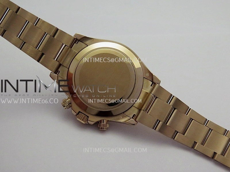 Daytona 116505 Gain Weight QF 1:1 Best Edition Brown Dial Numeral Marker On RG Bracelet SH4130