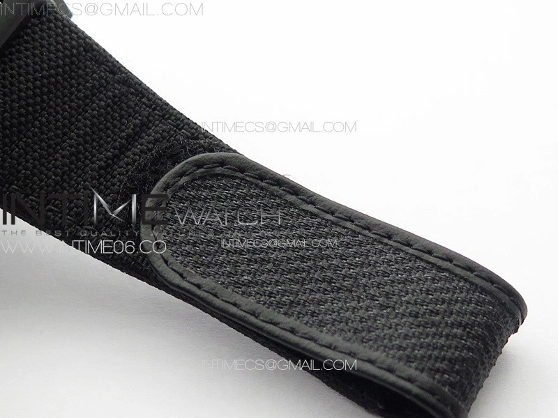 RM055 Real Ceramic Case KUF Best Edition Black Crown on Black Nylon Strap MIYOTA8215